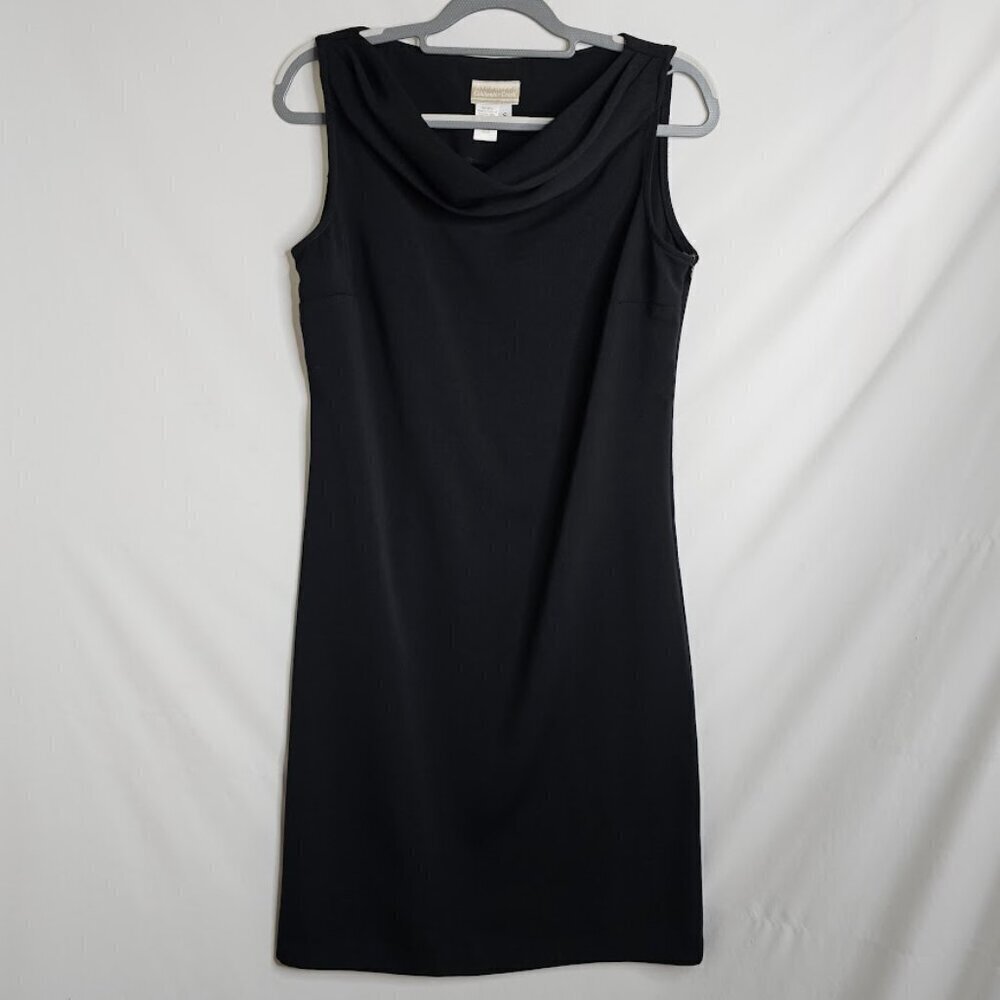 COLDWATER CREEK Y2K Dress BLACK size S Chic Elegant Minimalist Party Sleeveless - Picture 3 of 7